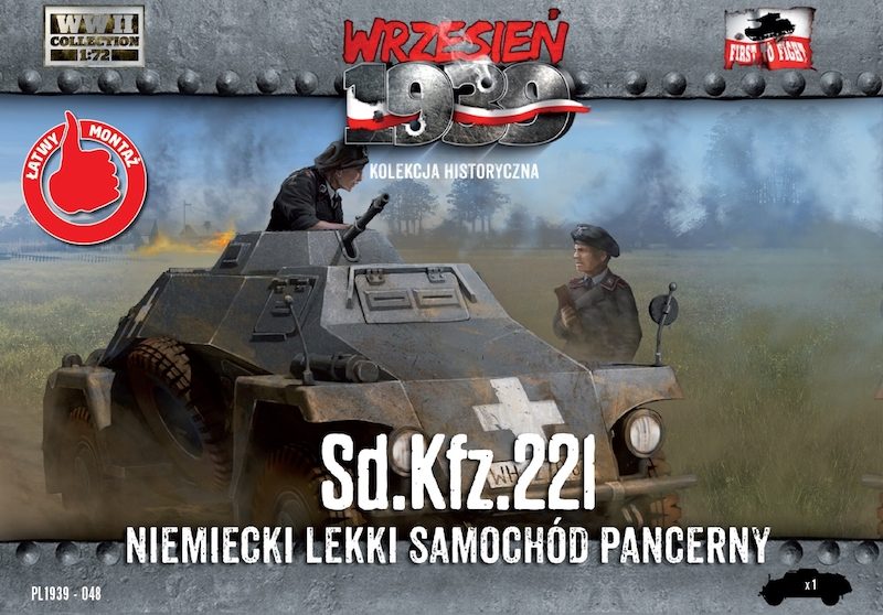 【新製品】048)独 Sd.kfz.221軽偵察装甲車