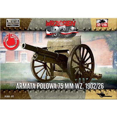 【新製品】72077 ポーランド wz.1902/26 75mm野砲