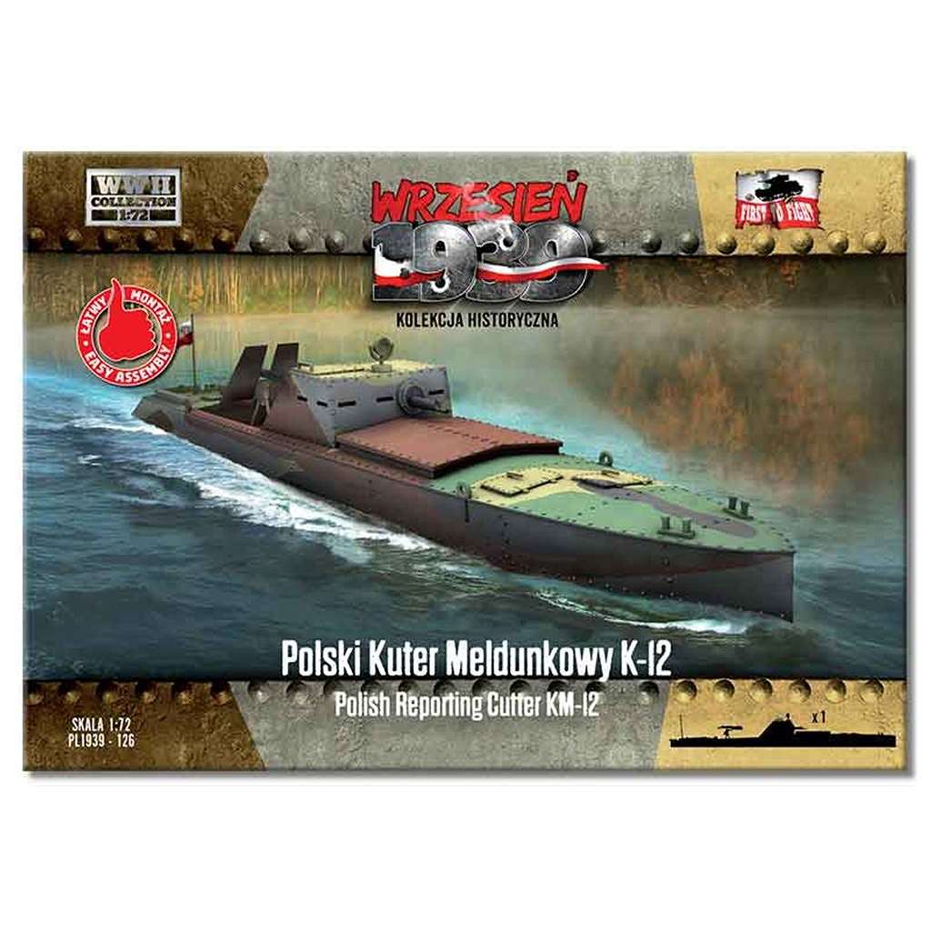 【新製品】72126 ポーランド海軍 KM-12通報艇 海軍偵察使用