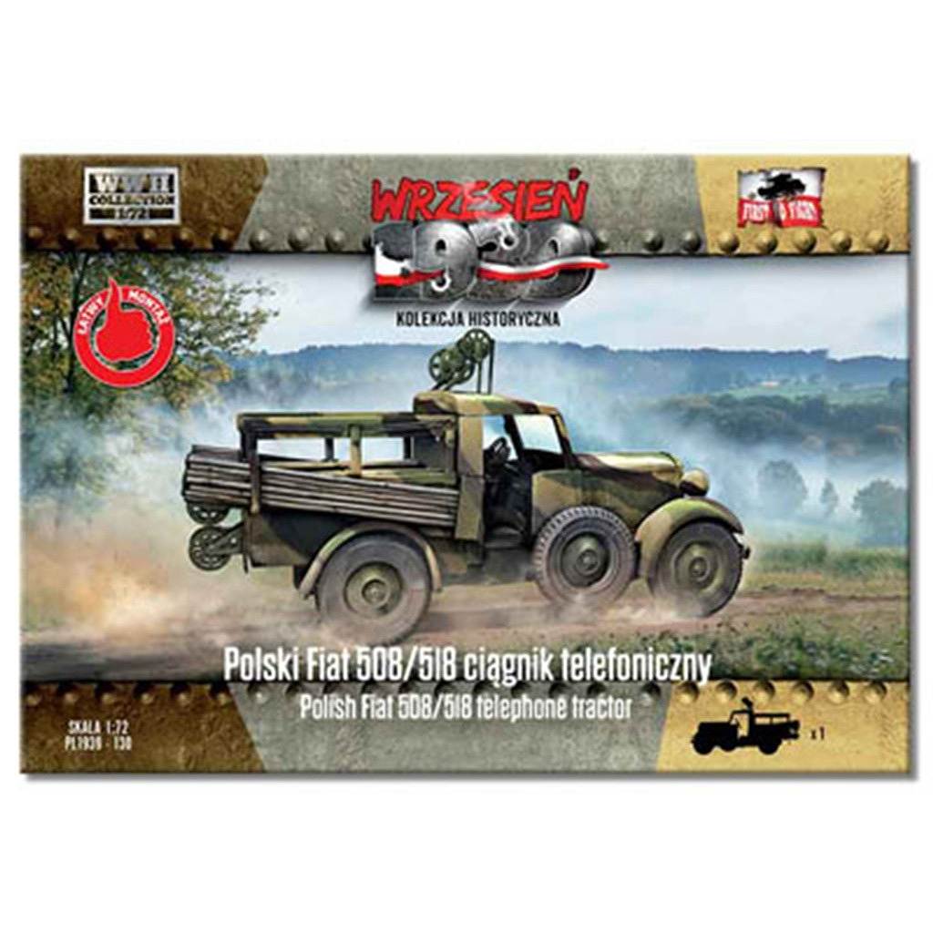【新製品】72130 ポーランド ポリスキーフィアット 508/518通信線敷設トラクター
