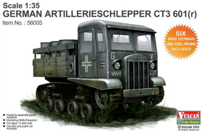 【新製品】[2012465600501] 56005)WWII ドイツ 砲兵牽引車 CT3 601