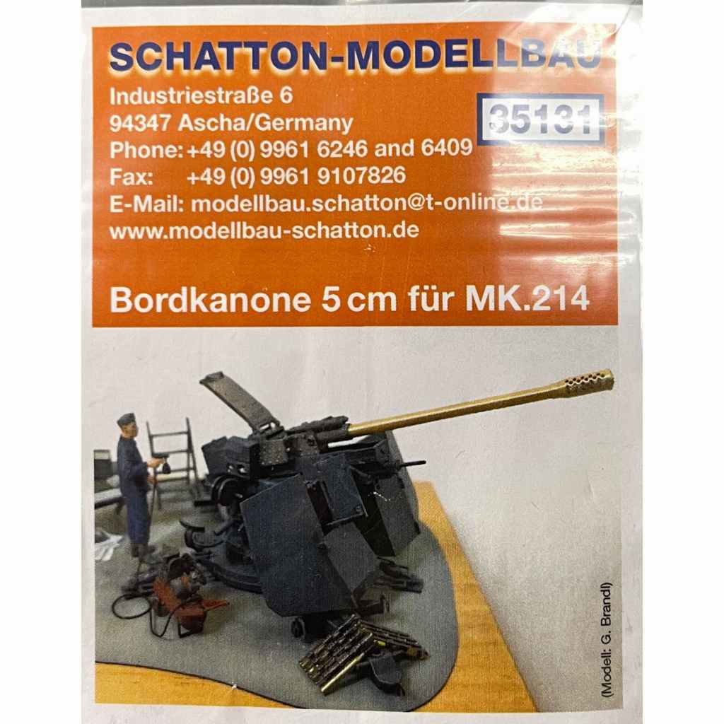 【新製品】35131 ドイツ BK5 5cm機関砲(Mk 214) 砲身