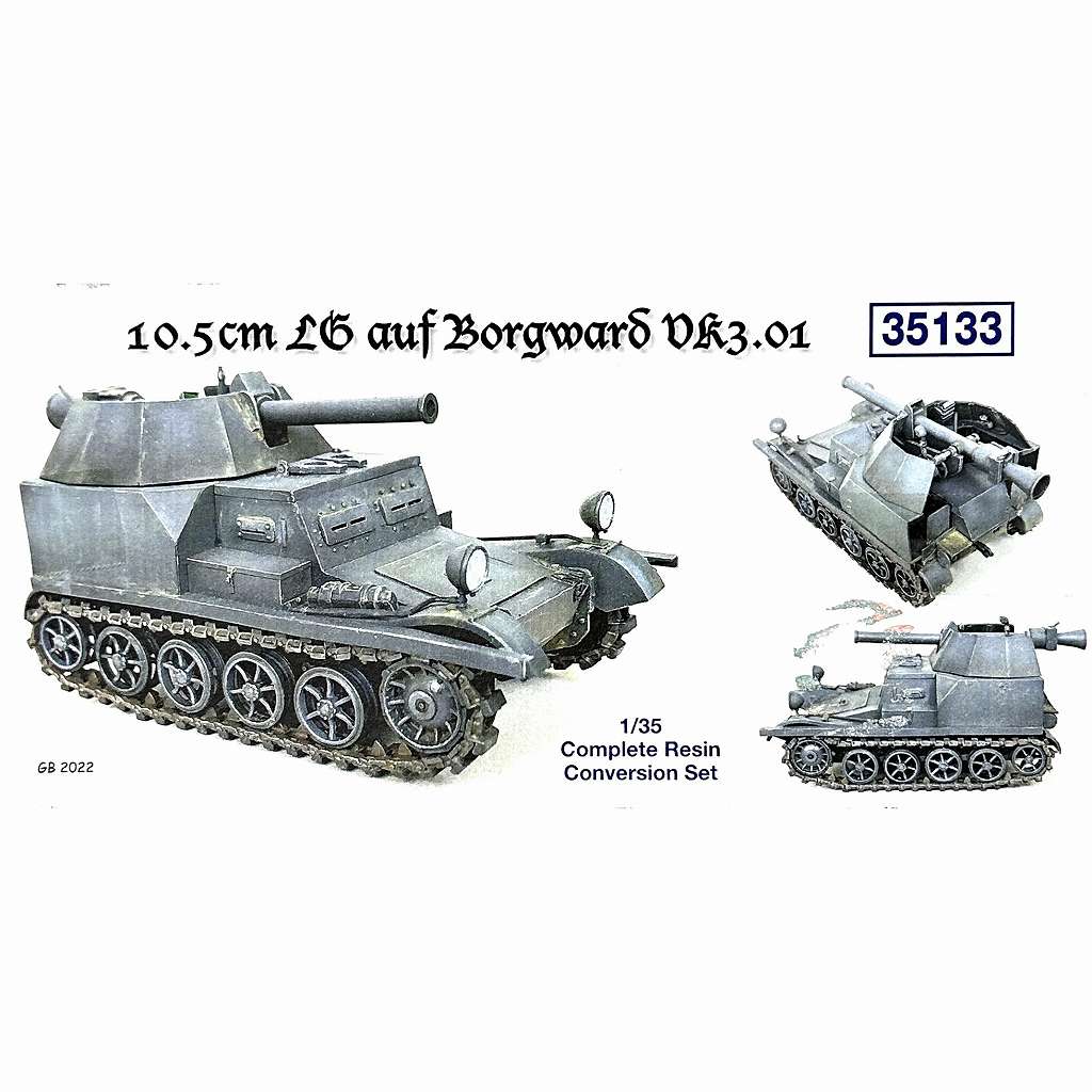 【新製品】35133 WWII ドイツ ヴォルクヴァルド VK3.01 w/10.5 cm LG