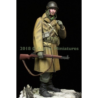 【新製品】16040 WWII 米 アメリカ陸軍歩兵 外套を羽織るGI 44-45年冬季