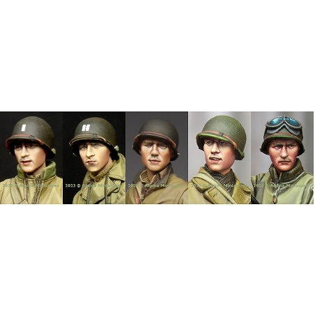 【新製品】H031 1/35 WWII 米 歩兵ヘッドセット＃4
