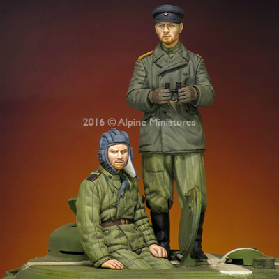 【新製品】35216)WWII 露 戦車兵(防寒コート/テログレイカ)(2体セット)