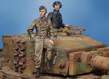 【新製品】35225)WWII 独 武装親衛隊 ティーガー搭乗員(2体セット)