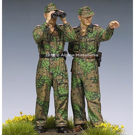 【新製品】35234)WWII 独 武装親衛隊戦車将校セット(クルスク戦)(2体セット)