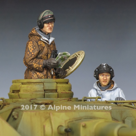 【新製品】35240)WWII 独 SS戦車兵セット(防寒服)(2体セット)