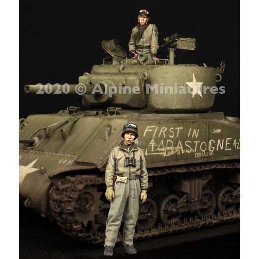 【新製品】35286 1/35 WWII 米陸軍マフラーを巻く戦車兵セット(2体セット)