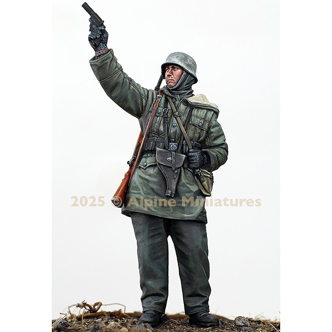 【新製品】35324 1/35 WWII ドイツ武装親衛隊 信号拳銃を撃つ装甲擲弾兵