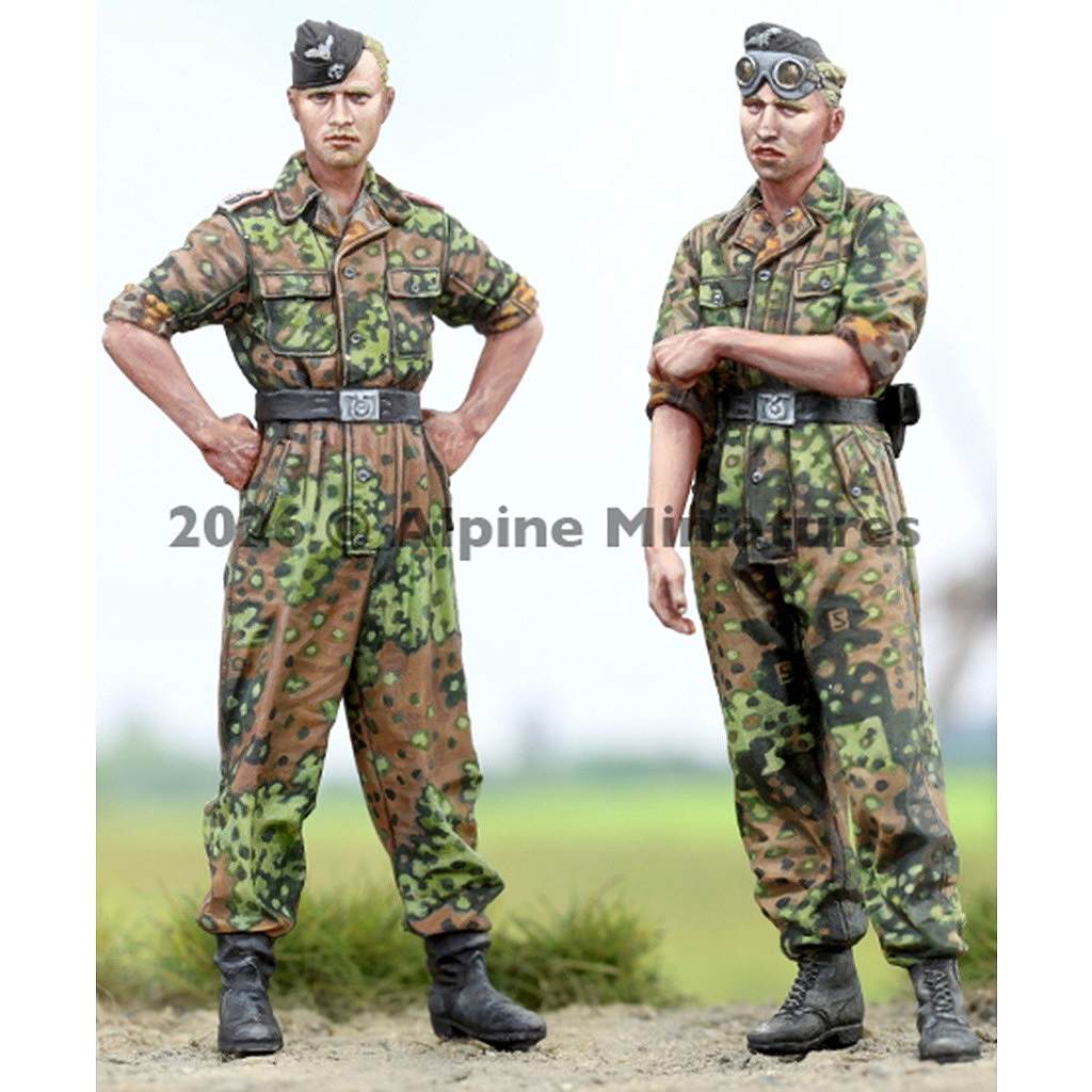【新製品】35338 1/35 WWII ドイツ 武装親衛隊戦車兵セット(2体入)
