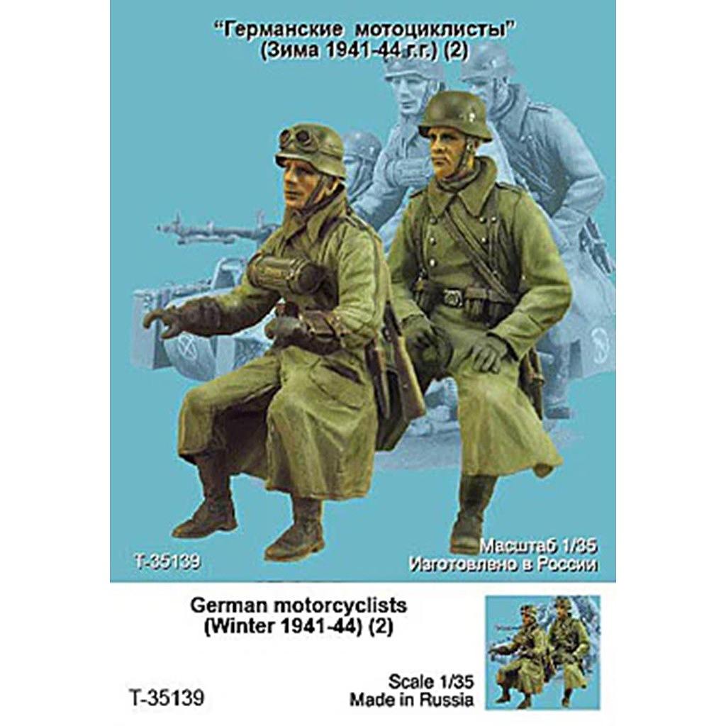 【新製品】[2012723513901] T-35139)WWII ドイツ サイドカーライダー III 1941-1944 冬期