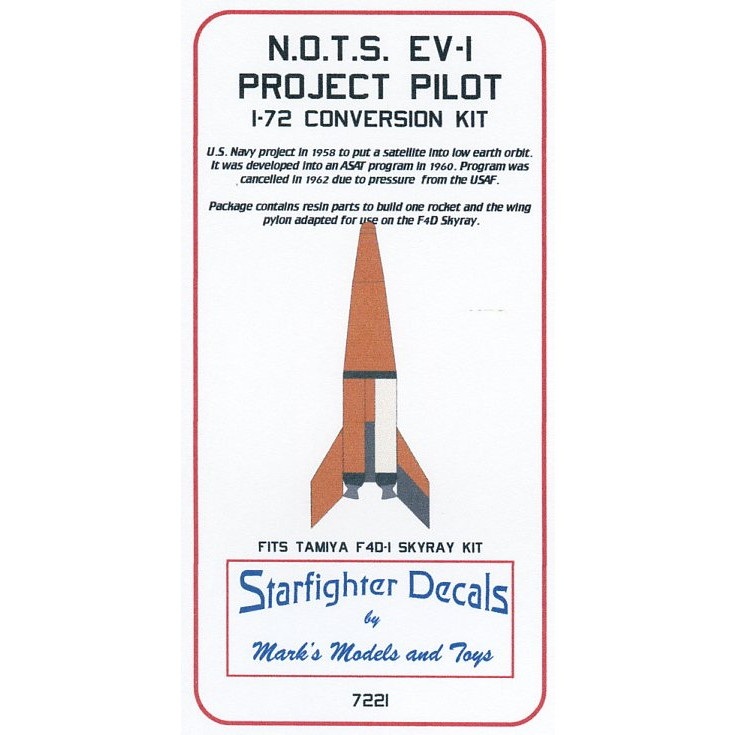 【新製品】7221 アメリカ NOTS-EV-1 パイロットロケット