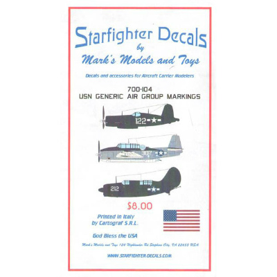 【再入荷】700-104 アメリカ海軍空母艦載機マーキング