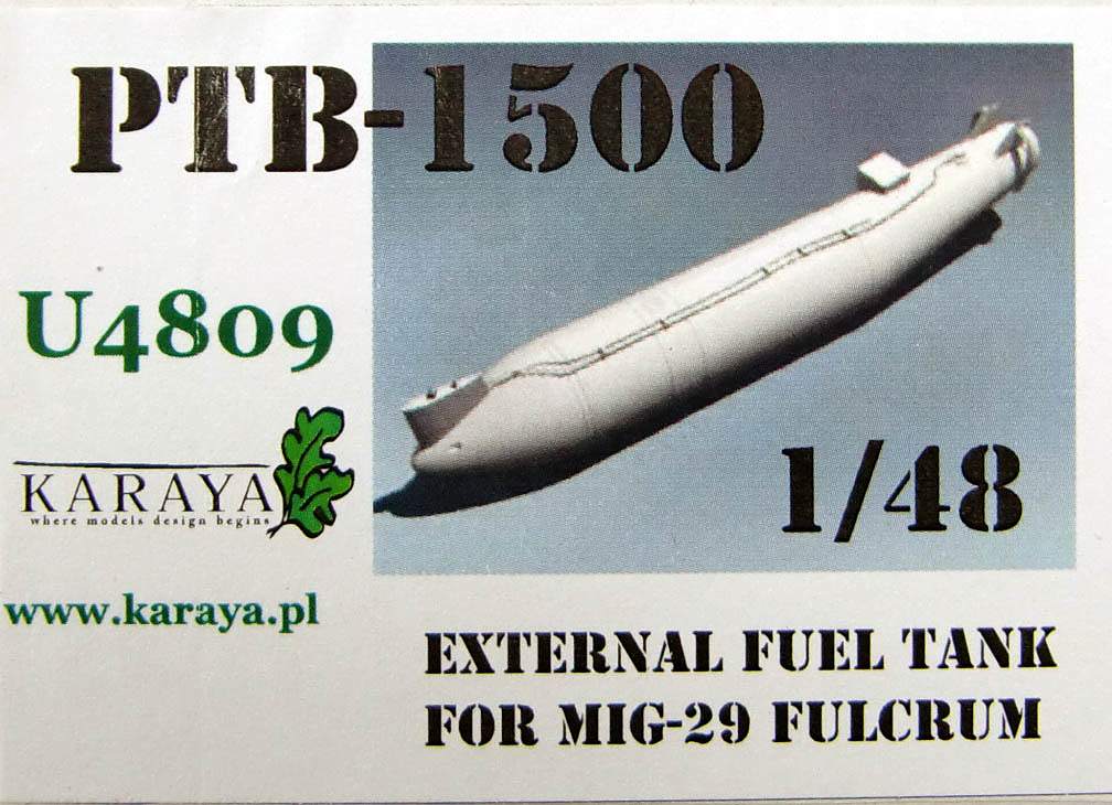 【新製品】U4809)MiG-29 フルクラム PTB-1500増槽