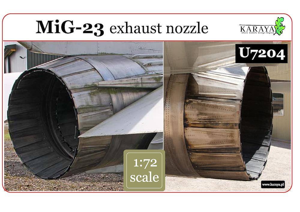【新製品】U7204)MiG-23 フロッガー 排気ノズル