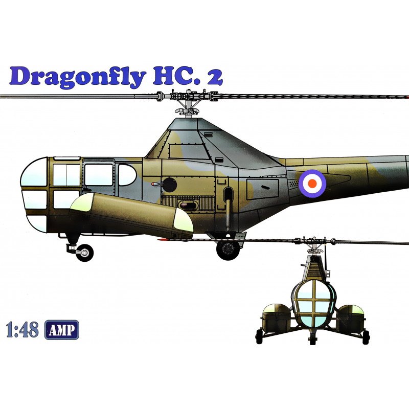 【新製品】AMP48003 ウェストランド WS-51 ドラゴンフライ HC.2 救難ヘリコプター