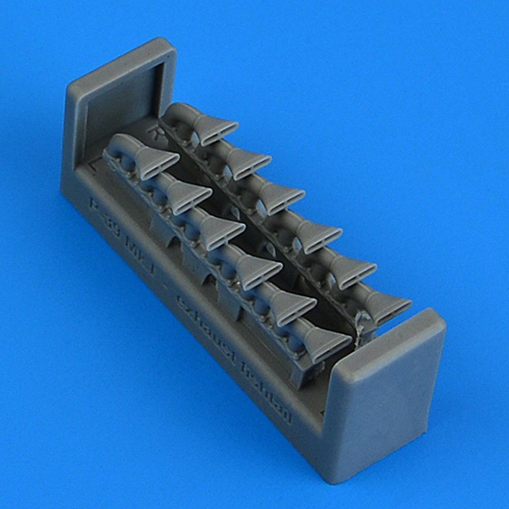 【新製品】49212 1/48 P-39 Mk.I エアラコブラ 排気管 フィッシュテール型(アルマホビー用)