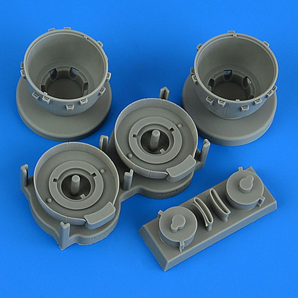 【新製品】72735 1/72 ノースアメリカン B-25H/J ミッチェル カウリングw/冷却フラップ(閉状態) (ハセガワ用)