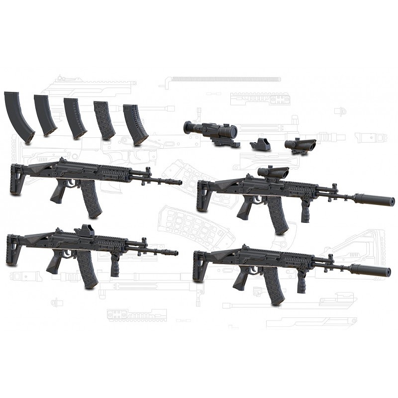 【新製品】B35275 1/35 現用 露/ソ AK-12Mアサルトライフル(4個入)