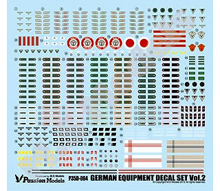 【再入荷】35D-004 ドイツ軍装備品デカールセットVol.2