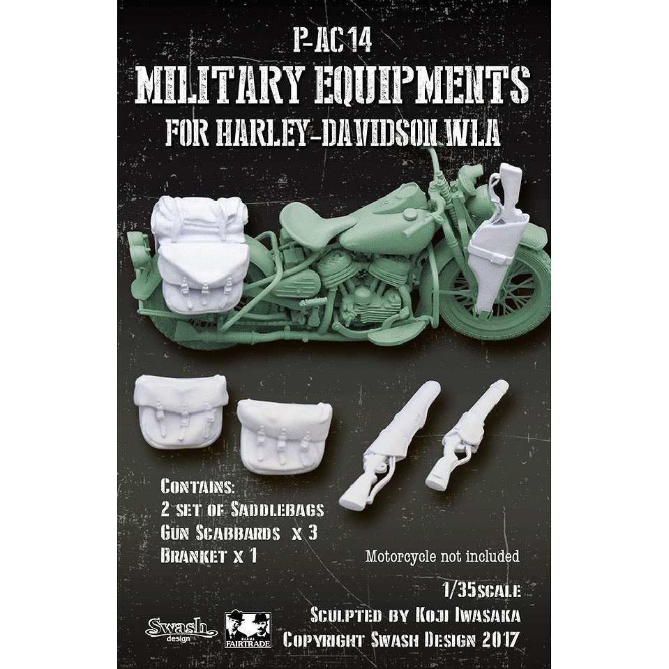 【新製品】P-AC14)Military Equipments for Harley Davidson WLA