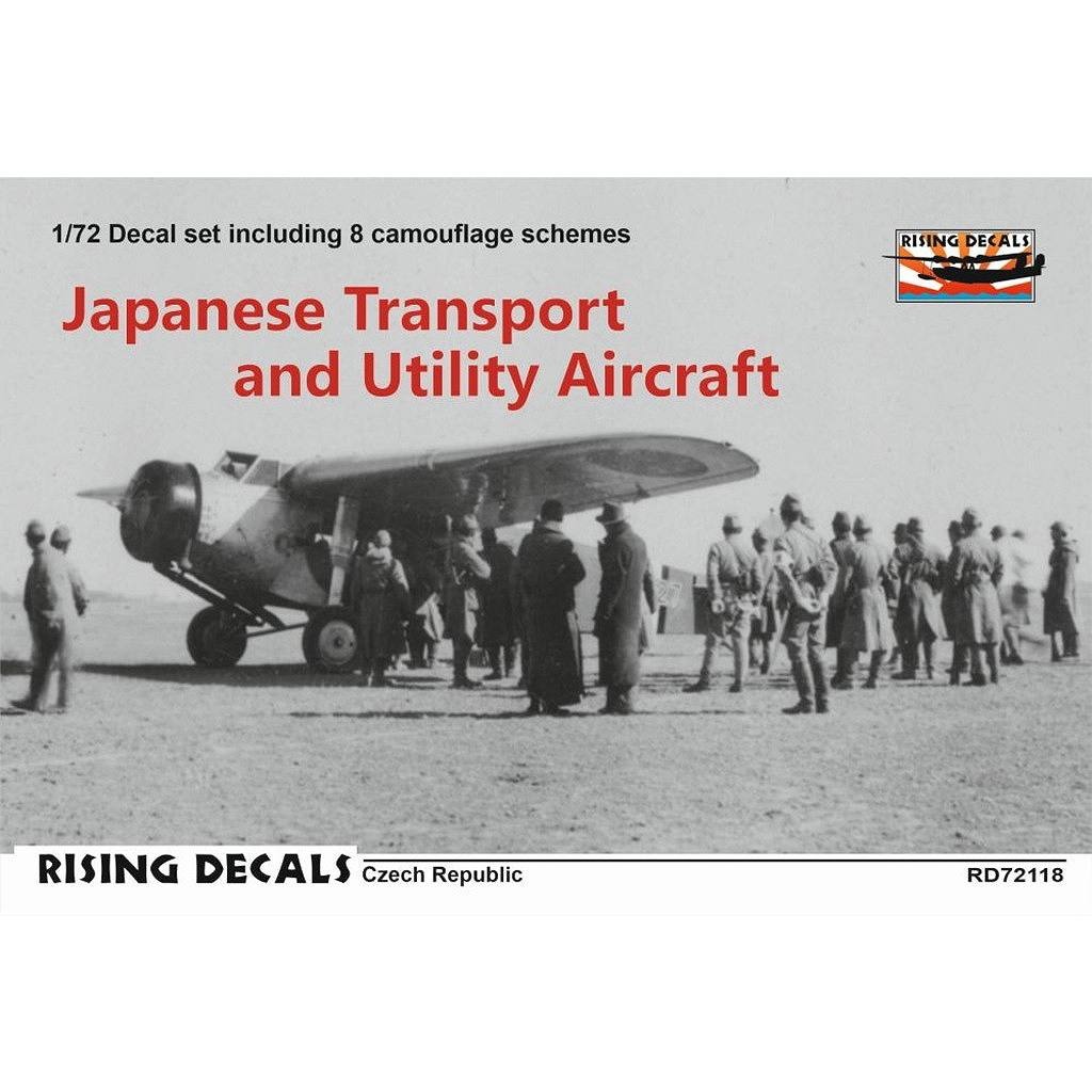 【新製品】RD72118 1/72 日本輸送機・汎用機 デカール
