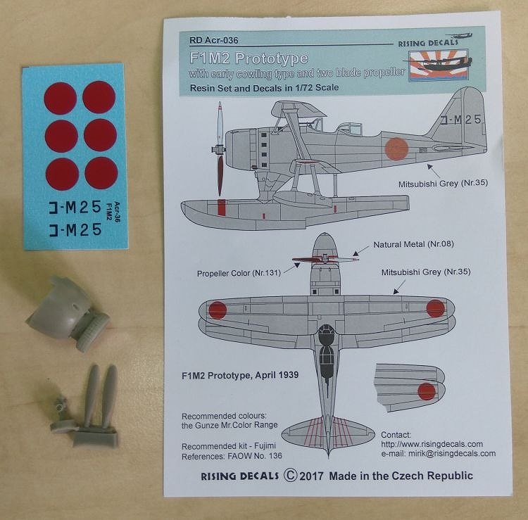 【新製品】Acr-036)F1M2 零式水上観測機一一型 ｺ-M25 改造セット