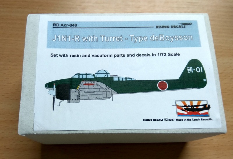 【新製品】Acr-040)中島 J1N1-R 二式陸上偵察機 観測機型中島式 旋回銃座