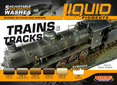 【再入荷】LP05 リキッドピグメント Trains & Tracks<鉄道車両と線路ウェザリング>