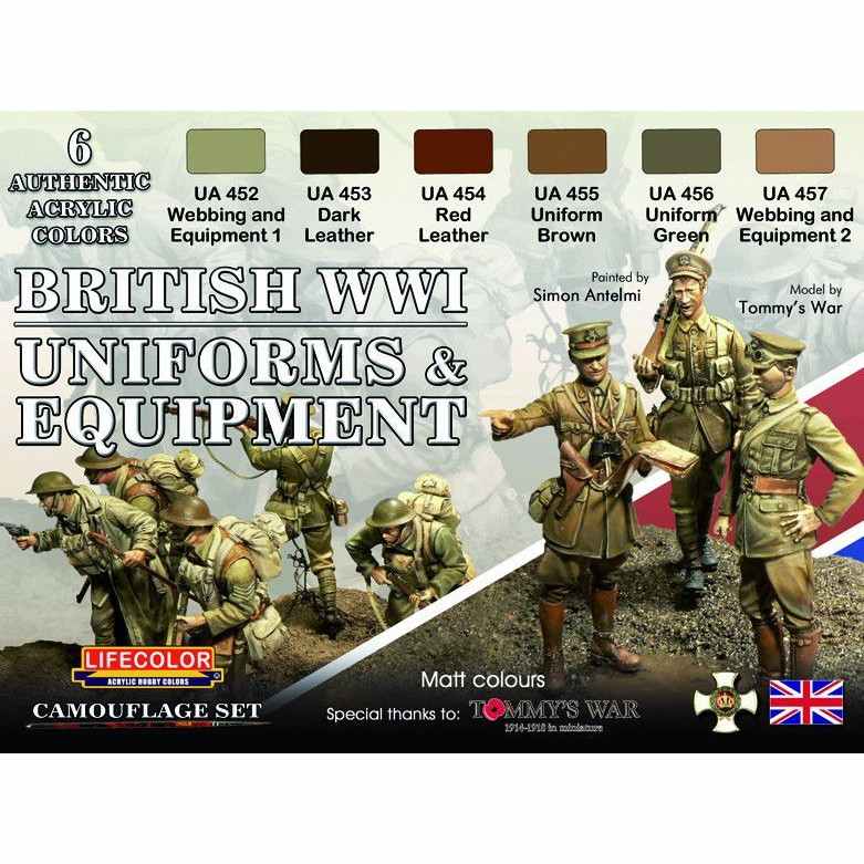 【新製品】CS45 WWI イギリス歩兵用ユニフォームカラーセット