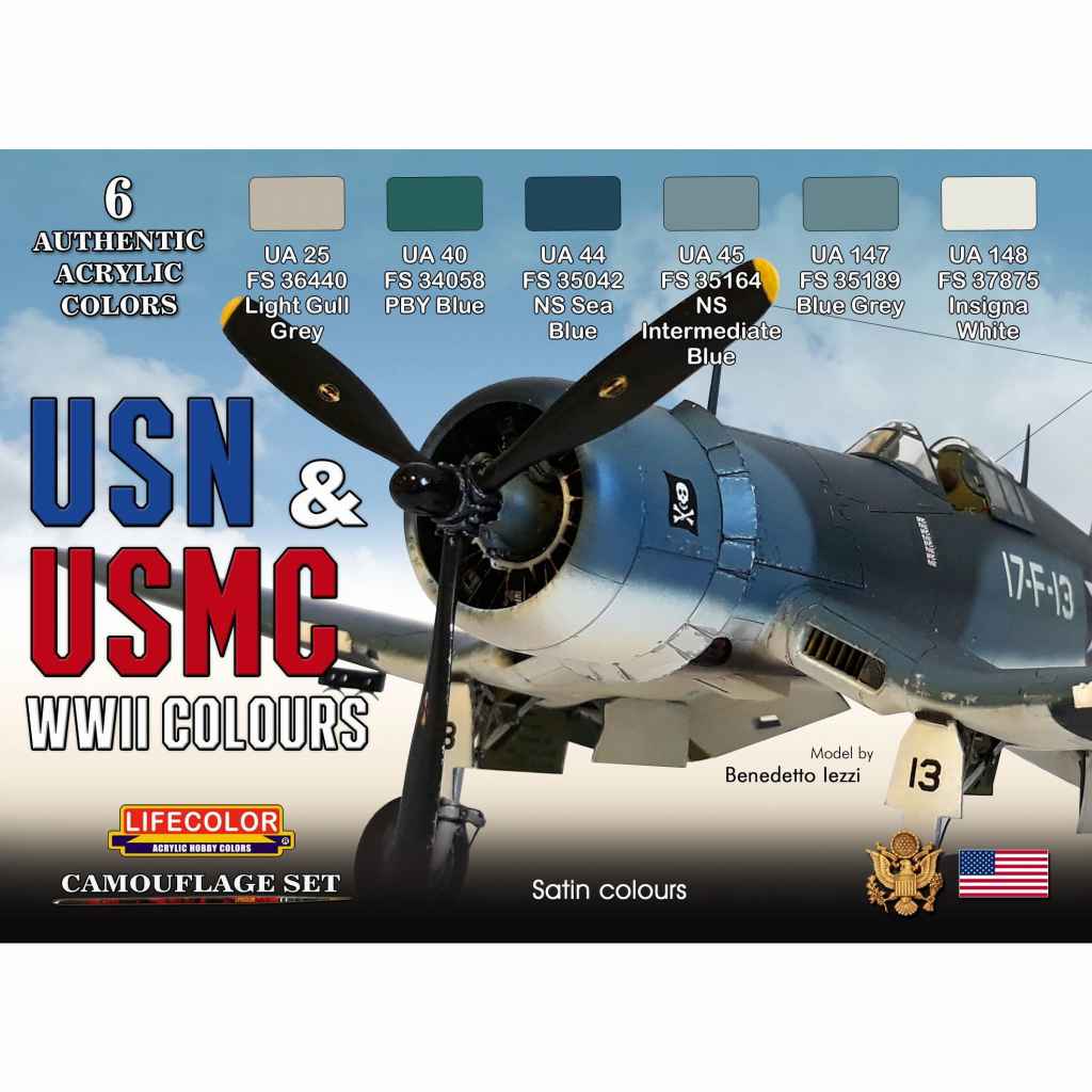 【新製品】CS46)WWII アメリカ海軍/海兵隊航空機カラーセット