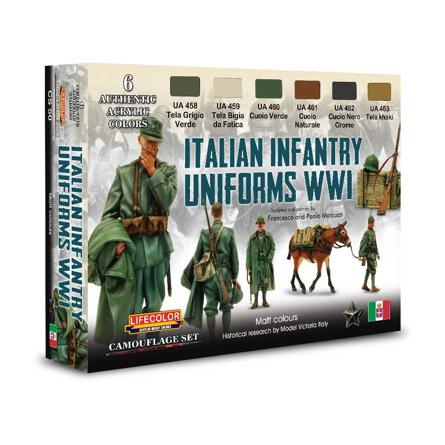 【新製品】CS50 WWI 第一次大戦イタリア王国軍歩兵制服カラーセット