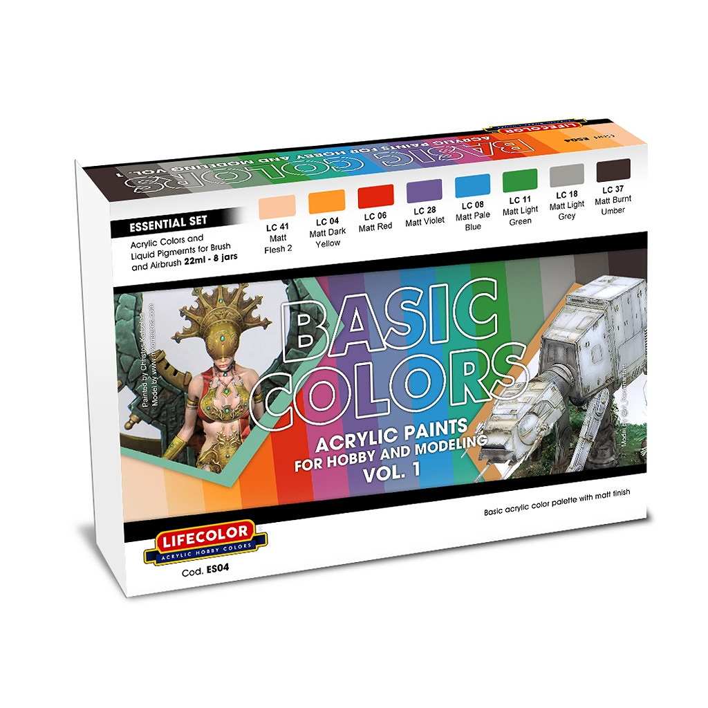 【新製品】ES04 ライフカラー常用基本色セット#4 基本カラーセット Vol.1