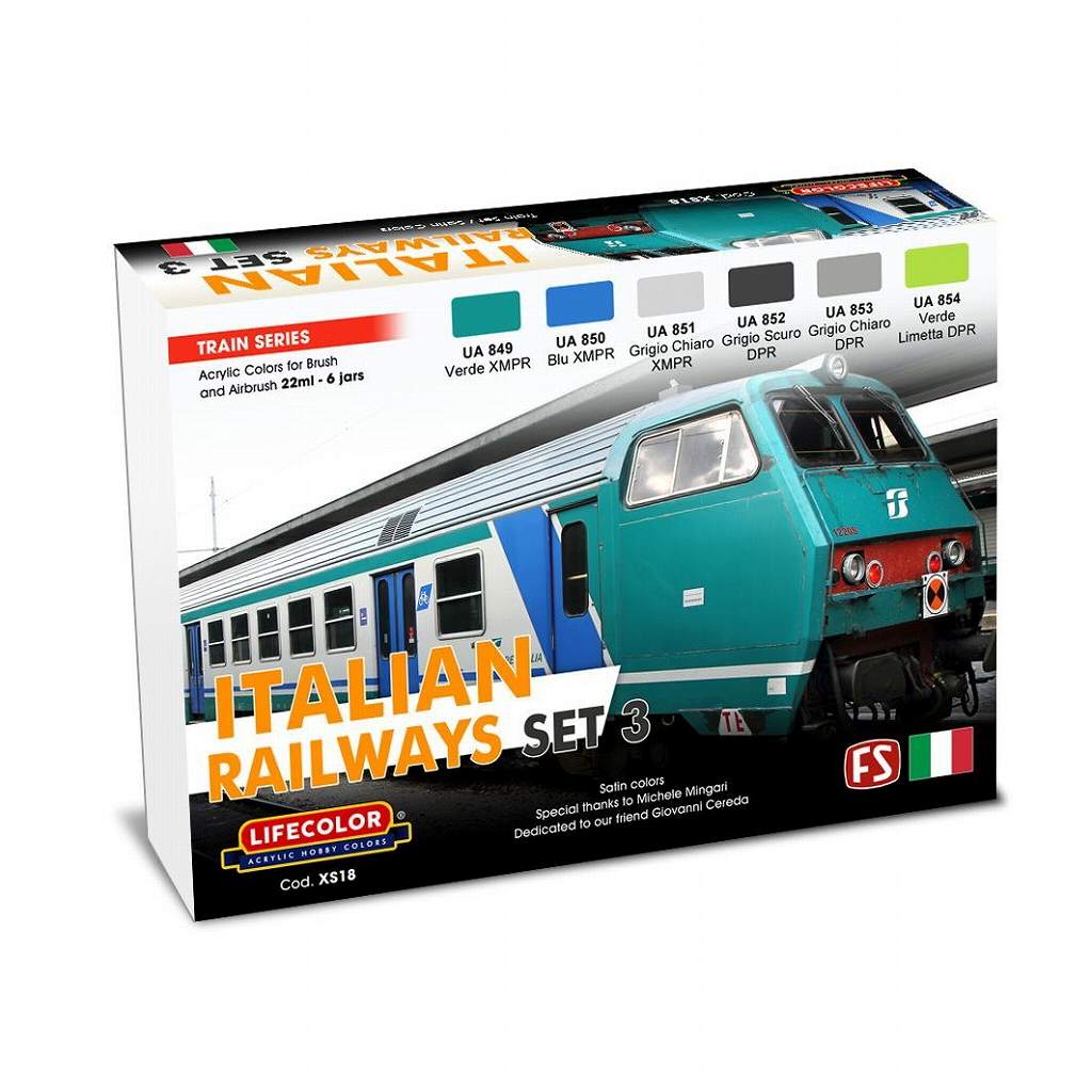 【新製品】XS18 イタリア鉄道カラーセット3
