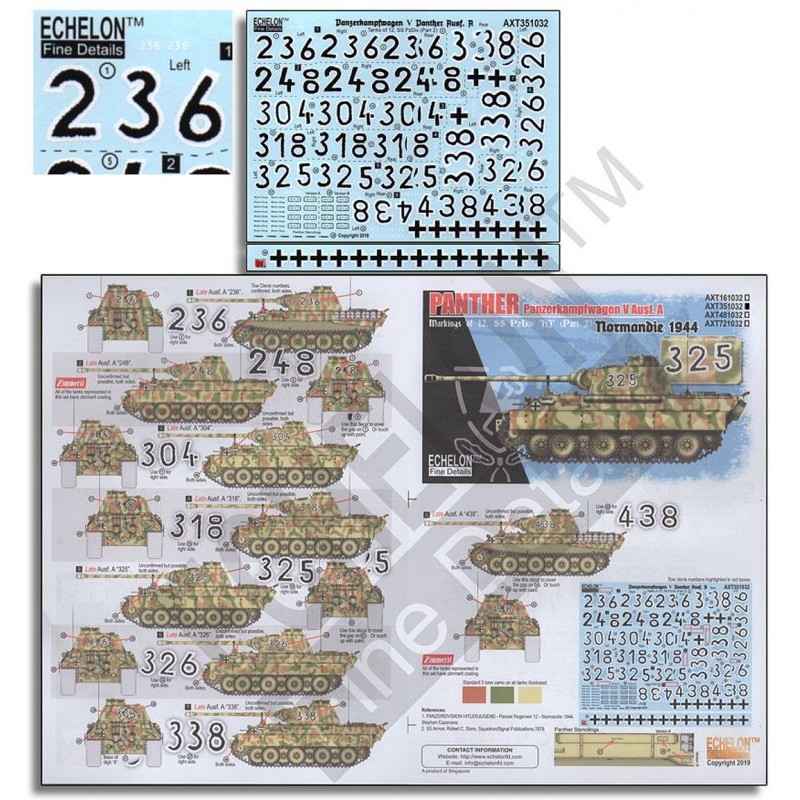 【新製品】351032 WWII 独 武装親衛隊 第12SS装甲師団HJ所属のパンター(2)ノルマンディー1944