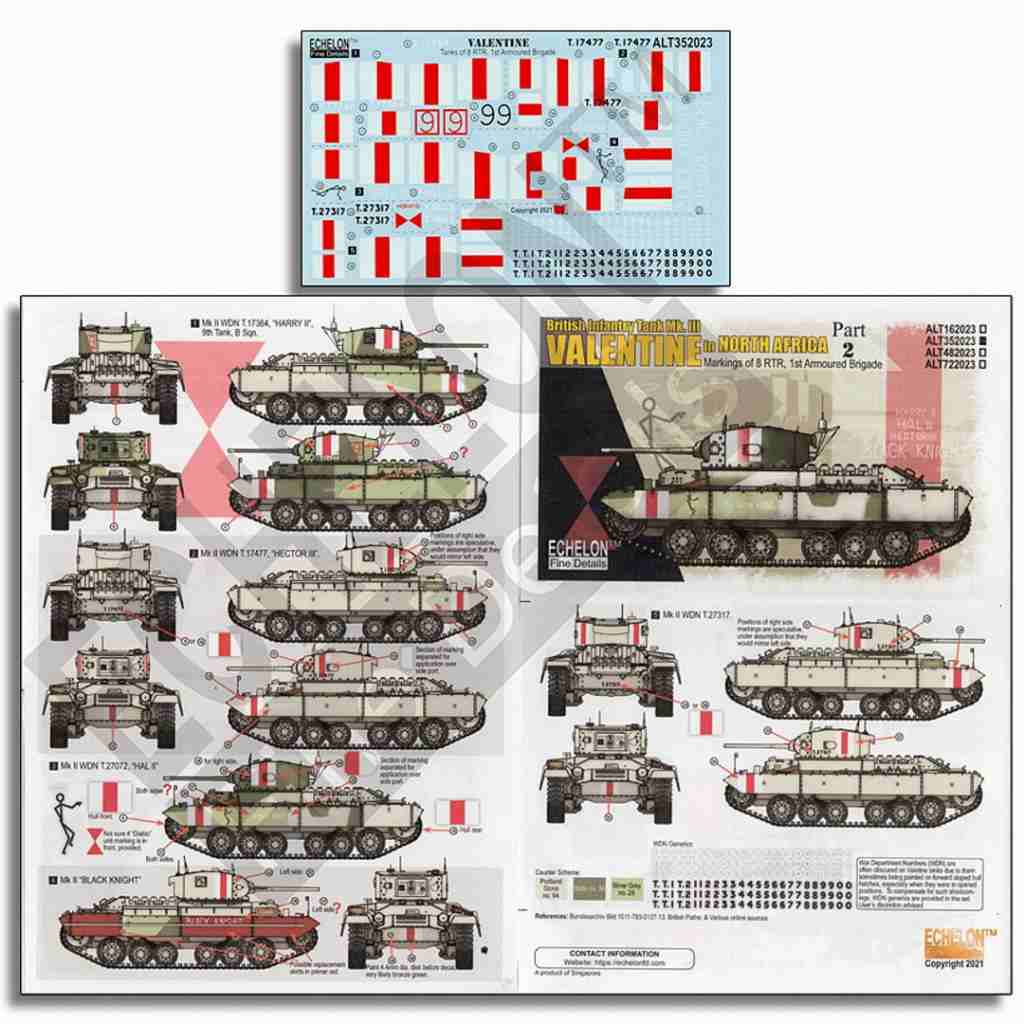 【新製品】ALT352023 WWII 英 北アフリカ戦線のバレンタイン戦車 パート2