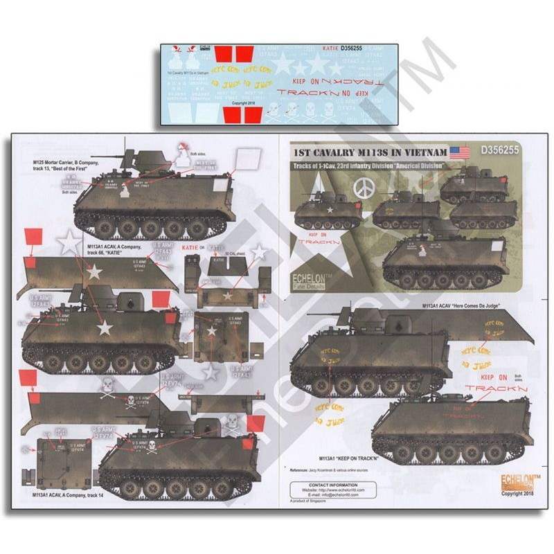 【新製品】D356255 ベトナム戦争における第23歩兵師団所属のM113