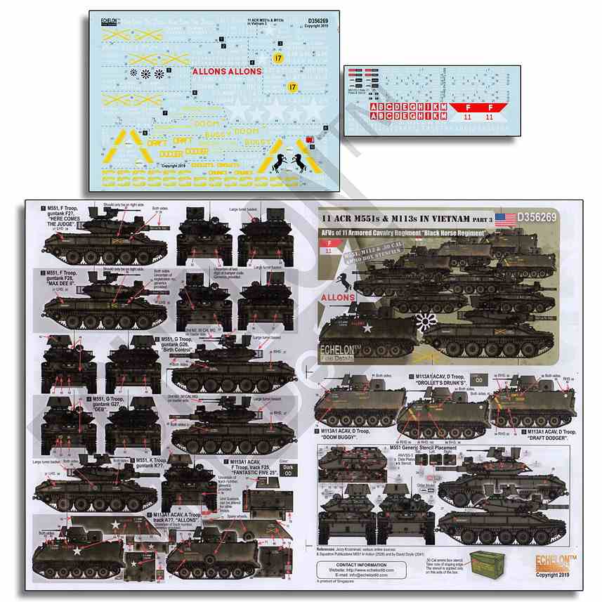 【新製品】D356269 米ベトナム戦争での第11装甲連隊パート3