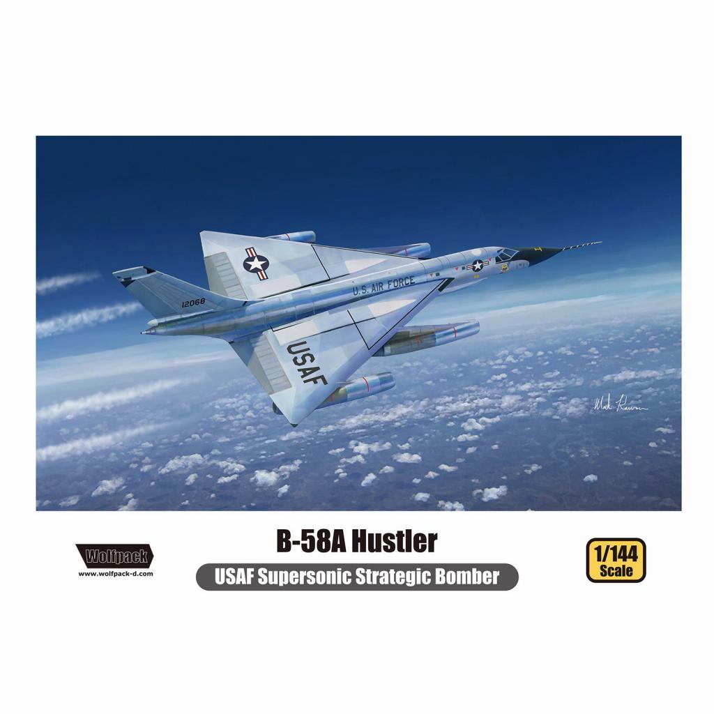 【新製品】WP14001 1/144 アメリカ 超音速爆撃機 コンベア B-58A ハスラー