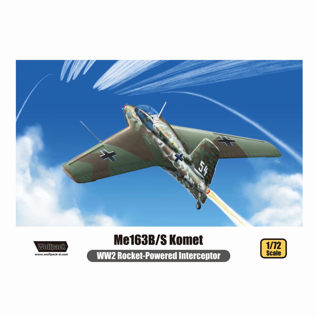 【新製品】WP17209 1/72 ドイツ ロケット戦闘機メッサーシュミット Me163B/S コメート (2機セット)