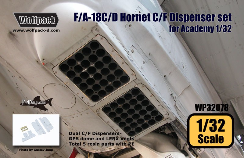 【新製品】WP32078)ボーイング F/A-18C/D ホーネット C/Fディスペンサーセット