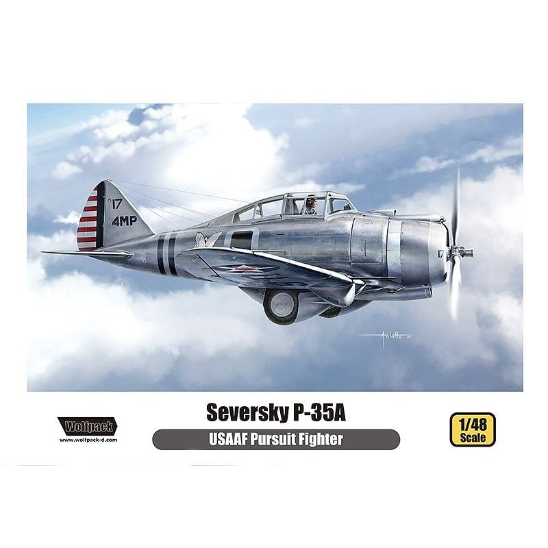 【新製品】WP14808 セバスキー P-35A USAAF (プレミアムエディションキット)