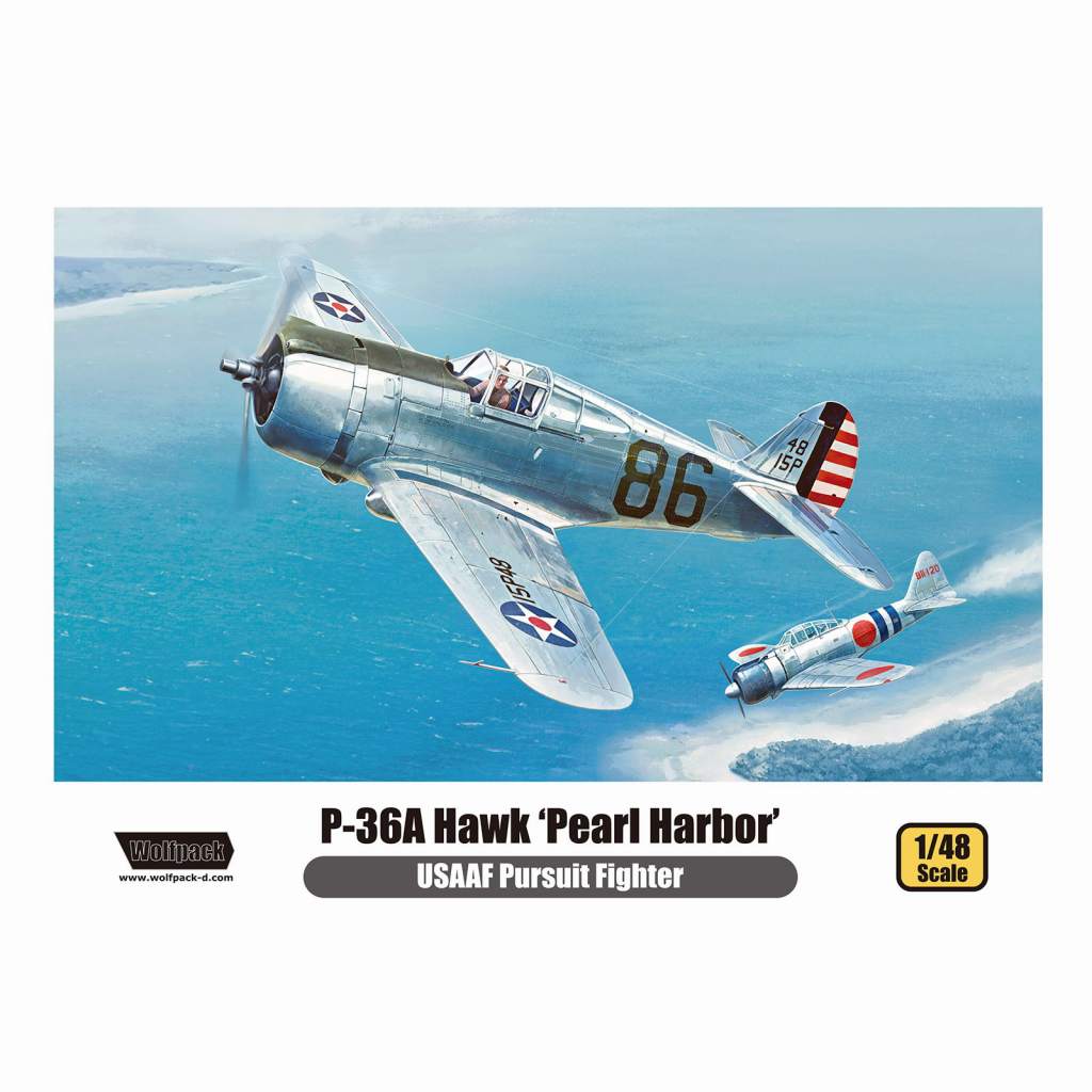 【新製品】WP14811 1/48 P-36A ホーク パールハーバー (プレミアムエディションキット)