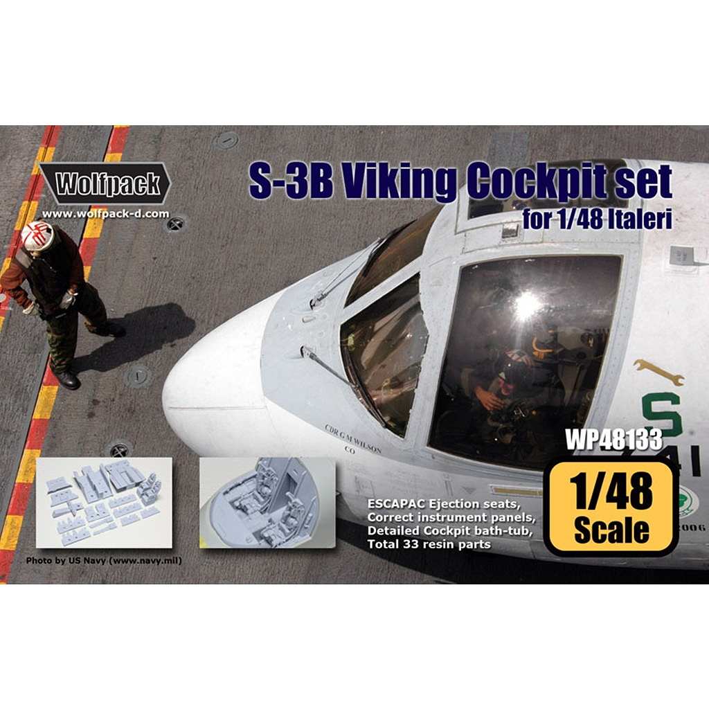 【新製品】[2013314813301] WP48133)S-3B ヴァイキング コクピットセット