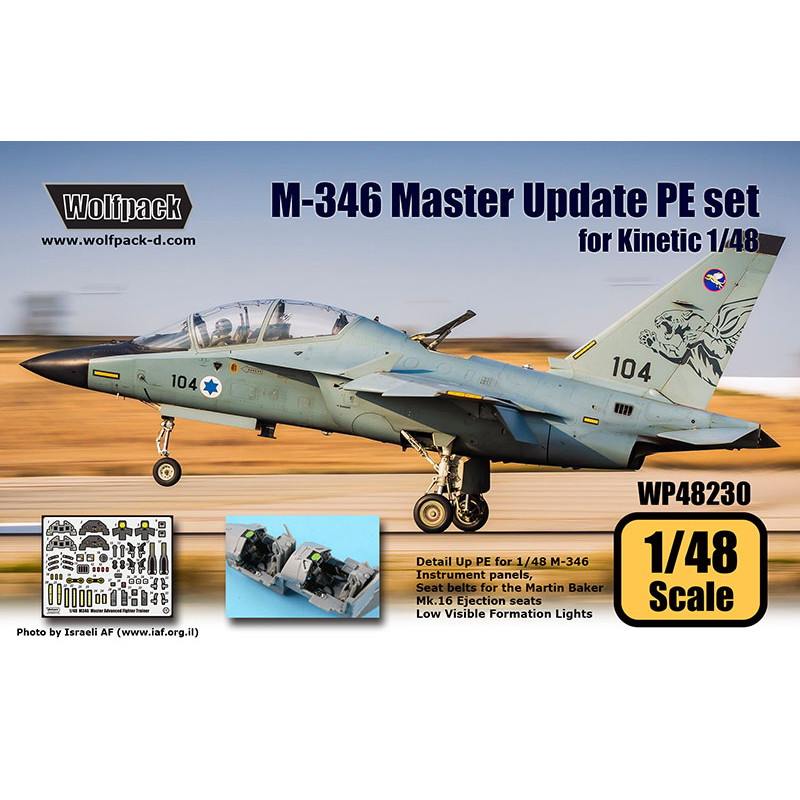 【新製品】WP48230 1/48 M-346 マスター エッチング アップグレードセット (1/48 キネティック用)