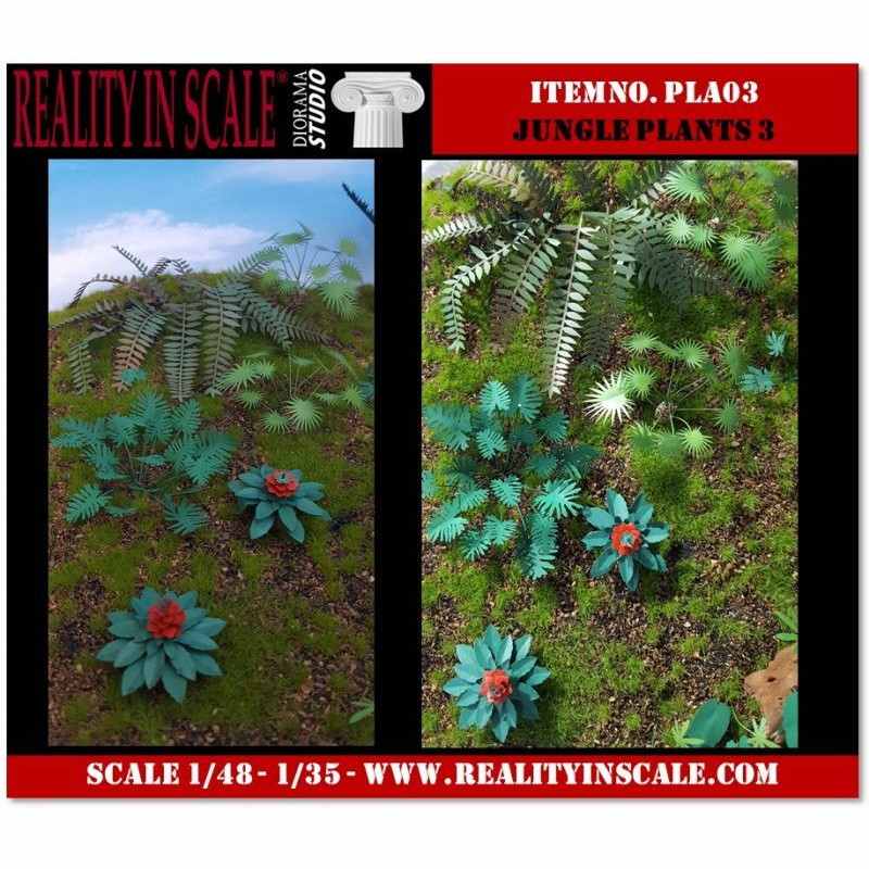 【新製品】PLA03 ジャングルの植物セット その3