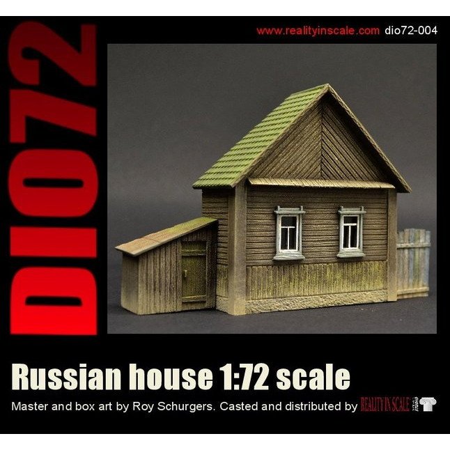 【新製品】72004 1/72 ロシアの家屋