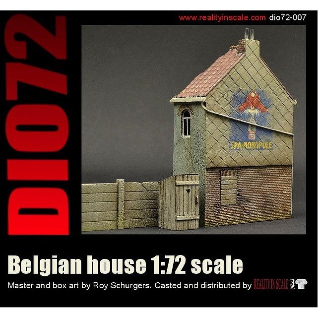 【新製品】72007 １/72 ベルギーの家屋